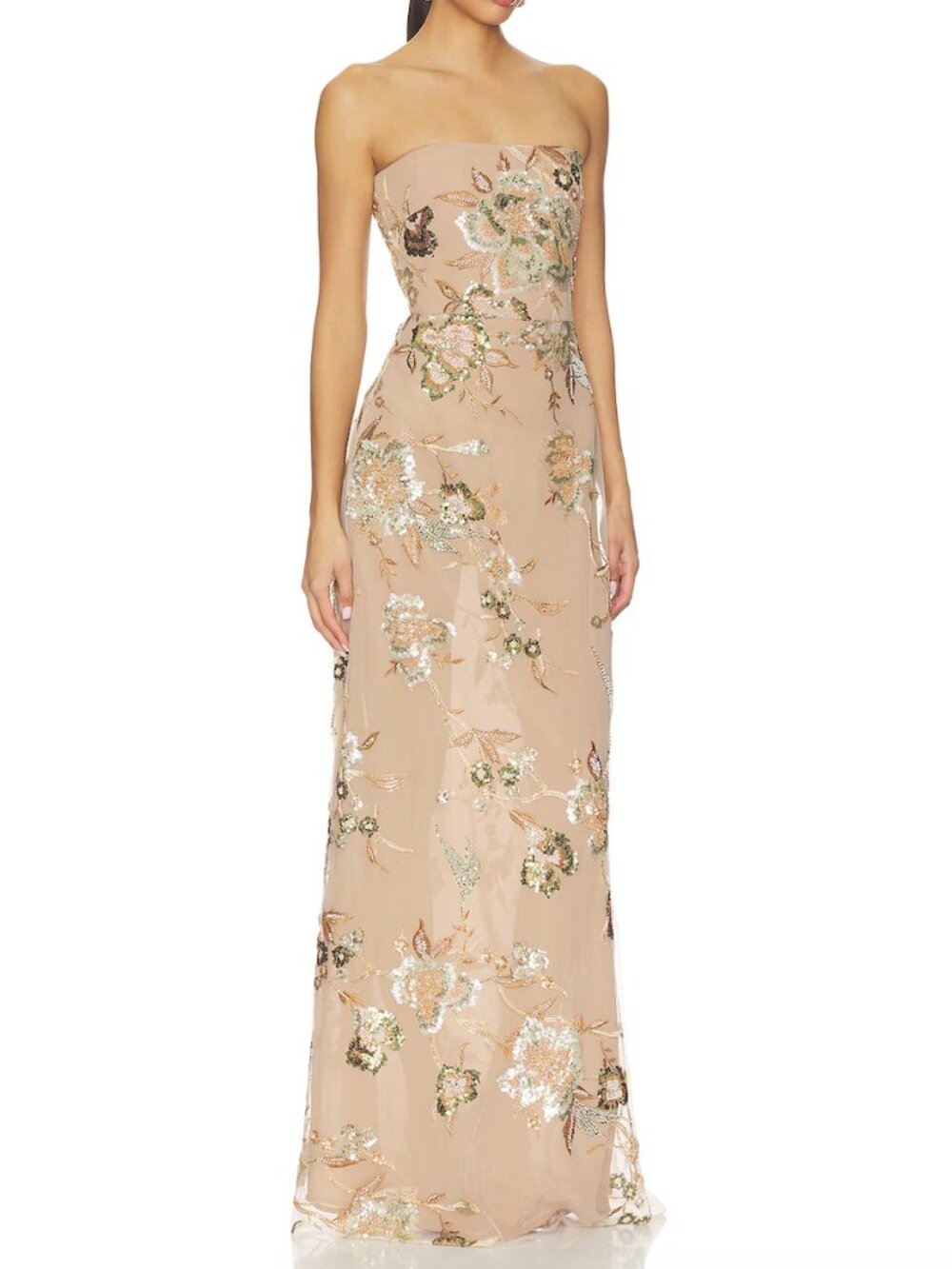 Pippa Maxi Dress in Taupe